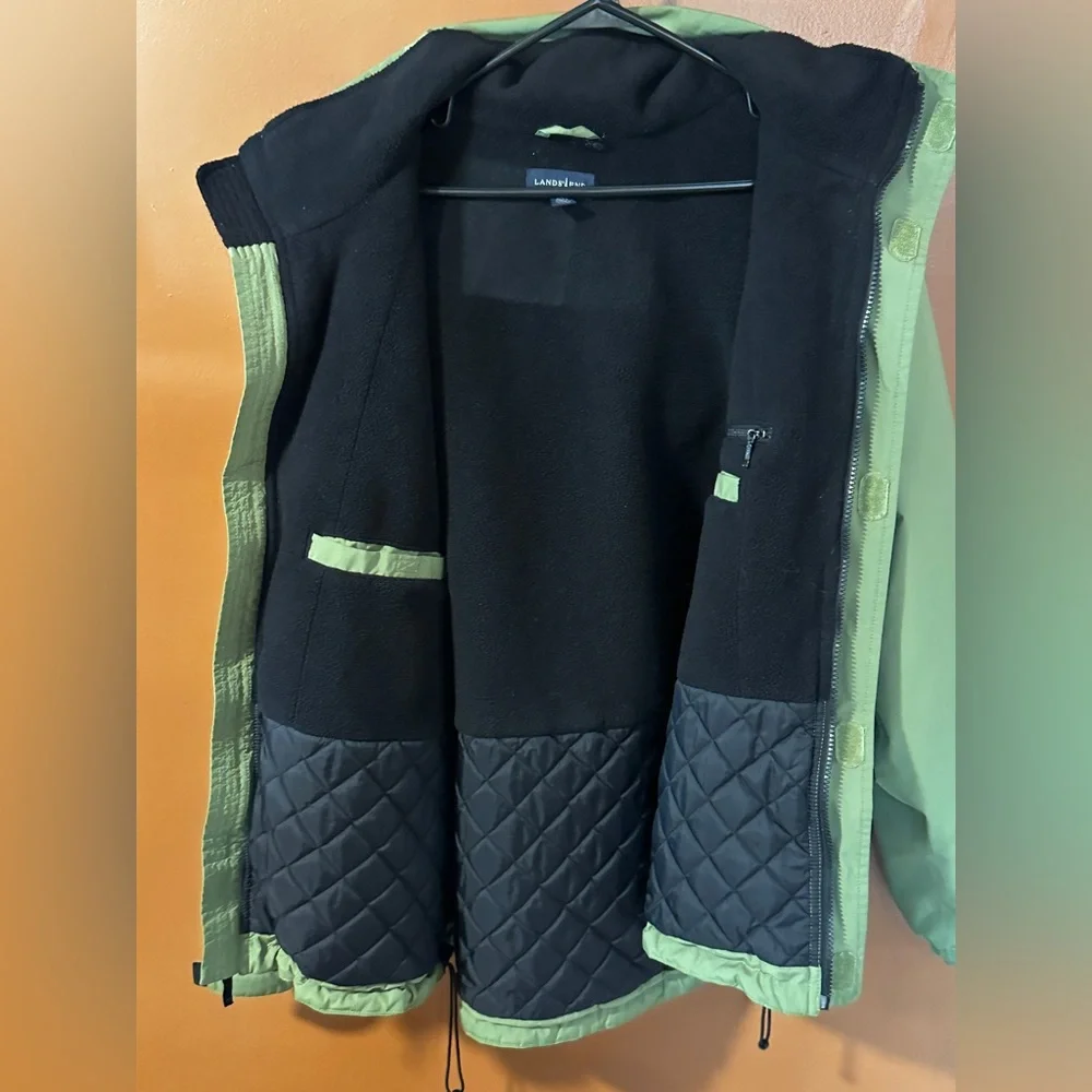 Lands’ End Men’s Squall Waterproof Insulated Jacket Green